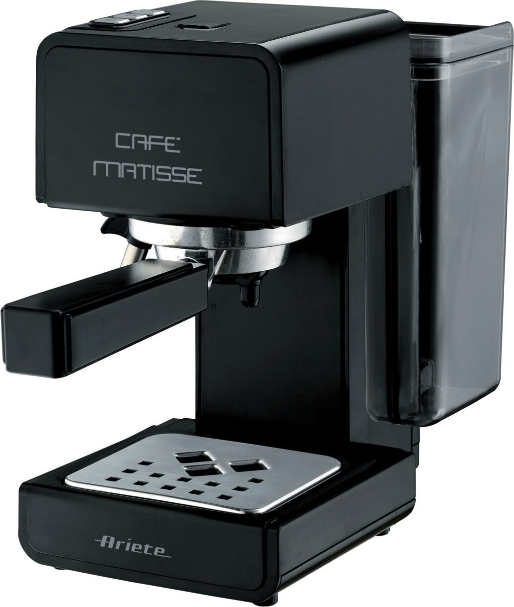 اسپرسو ساز برقی آریته ایتالیا مدل Ariete Café Matisse | رنگ مشکی | طراحی کلاسیک با پمپ بخار برای قهوه خانگی حرفه‌ای